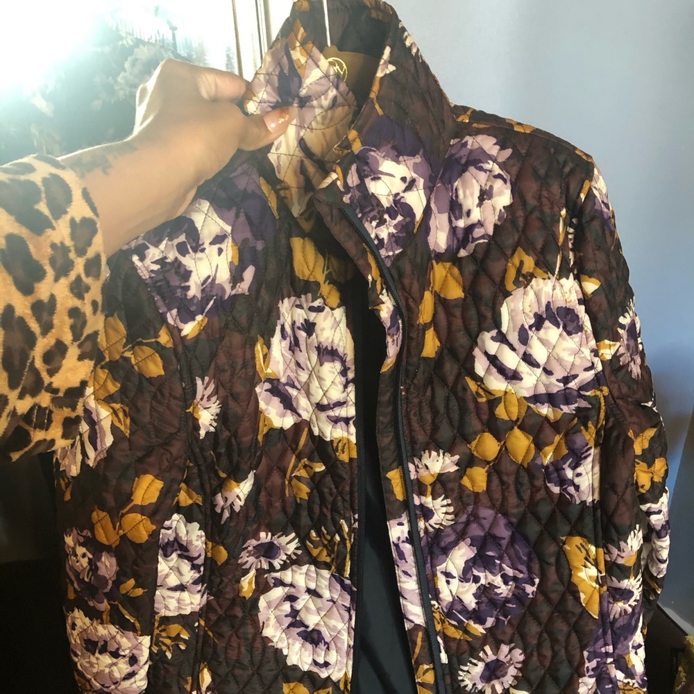 Lands end floral Jacket.